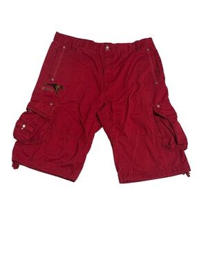VTG Coogi Australia Men’s Baggy Cargo Shorts Size 38 Y2K Red Embroidered Logo